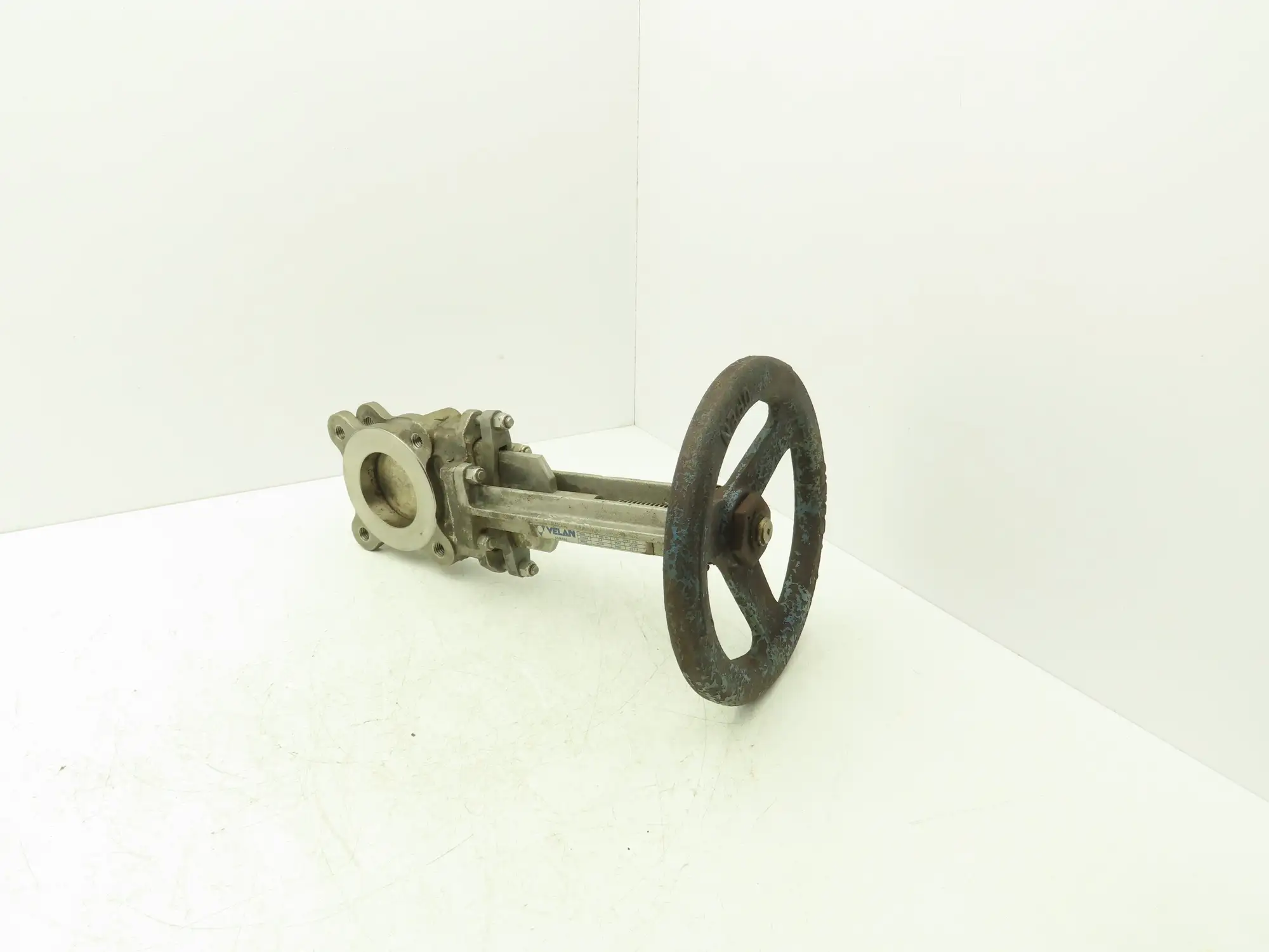 Velan L10-0310C-13SL 3" Stainless Knife Gate Valve 316SS Rising Stem Lug Style