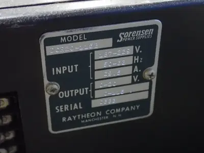 USED SORENSEN DCR 20115B