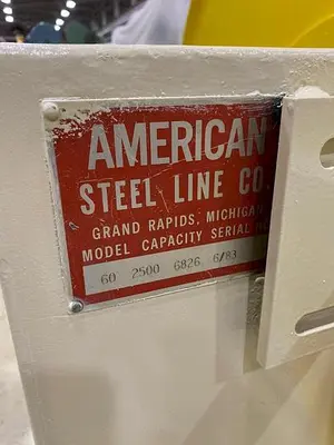 USED 1983 AMERICAN STEEL LINE 60