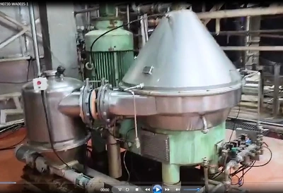 (3) Westfalia HSA 200-36-777 clarifier centrifuges, 316SS.