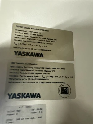 USED Yaskawa Z1B3B004PATM