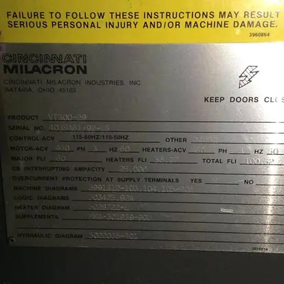 USED CINCINNATI MILACRON 3-700-0186A