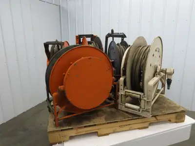 Hannay Reels Retractable Industrial Air Hose Reel 1/2" Lot Of 5