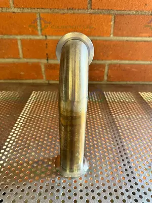 Used ALFA LAVAL STAINLESS STEEL  90 DEGREE KF 50  ELBOW NIPPLE VACUUM FITTING Valves/Fittings California US | Equipment Lab #1334499