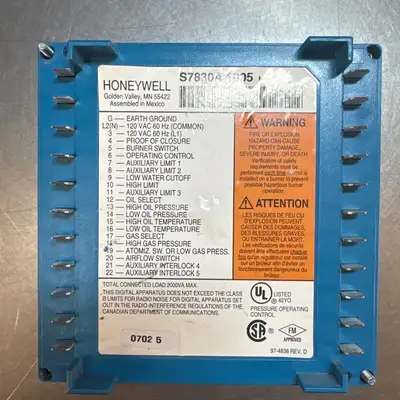 Used Honeywell S7830A1005 Automation Control (HMI) South Carolina US | Palmetto Automation #1541699