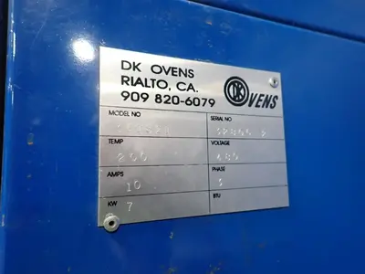 Used DK OVENS 361821 Heat Treating Units Ohio US | HGR 24 #1016629
