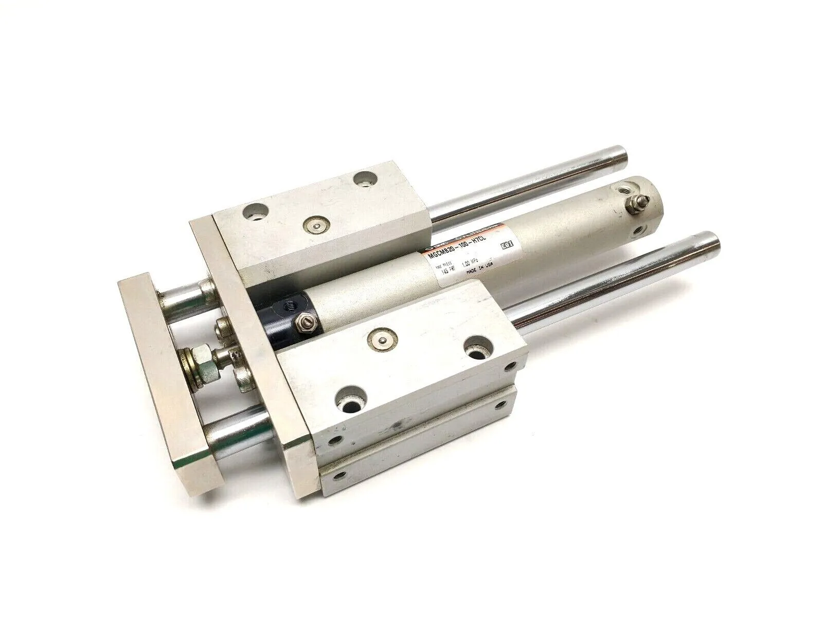MGCMB20-100-H7CL | SMC  Guided Cylinder Slide Bearing NO BRACKET - Used