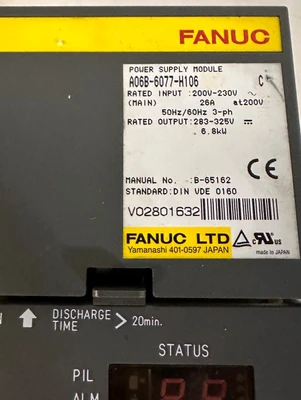 FANUC A06B-6077-H106 POWER SUPPLY