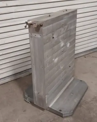 ABBOTT WORHOLDING Aluminum Tombstone CNC 25x25x2-1/4 Base 6x28-1/2x36 Column