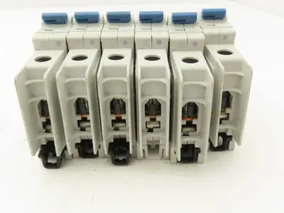 Allen Bradley Circuit Breaker 2/4/5/15/20A 1 Pole Mixed Lot of 6