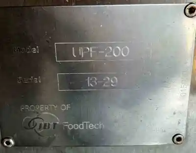 USED JBT CORP. UPF-200