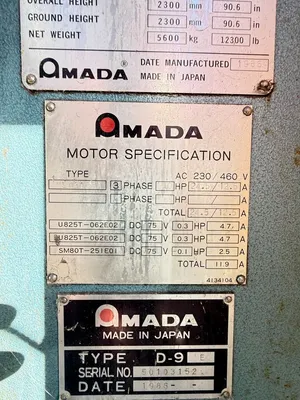 Used 1986 AMADA RG-100S Press Brakes California US | Heavy Wall Consulting #1324490