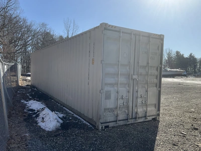 2025 High Cube 40’L x 8’W x 9’ 6”T Metal Shipping/Ground Container