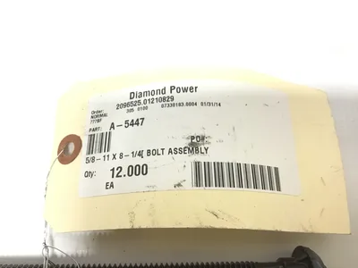 Diamond Power 4884-1/A-5447 5/8-11 x 8 – 1/4″ Coupling W/ Bolt Assembly