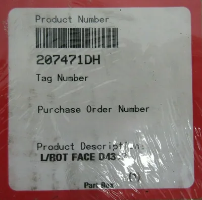NEW FLOWSERVE 207471DH MECHANICAL SEAL L/R0T FACE D4312 546296