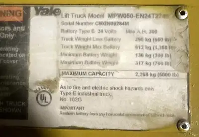 Used 2015 Yale MPW050 Electric Pallet Trucks New York US | United Lift #1446791