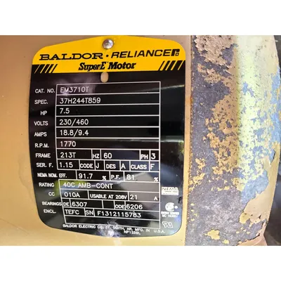 NEW BALDOR EM3710T