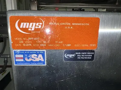 USED 2011 MGS MACHINE RPP-451T