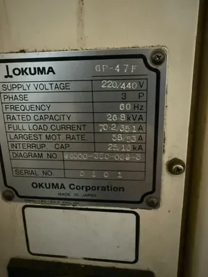 OKUMA GP-47FII Cylindrical Grinders Including Plain & Angle Head | Used Solutions, Inc. (3)