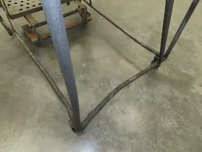 Cotterman 933701 Rolling Ladder 5 Step 10" Work Platform 50" Top Step 450lbs