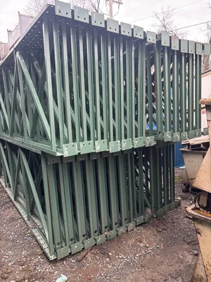 42″ x 22′ Structural Steel Pallet Rack Upright Frame – Heavy-Duty Warehouse Racking End
