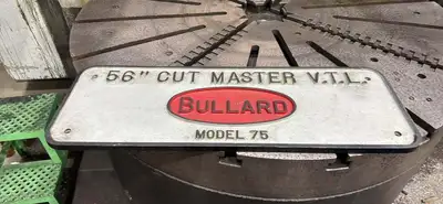 Used BULLARD 56" CUTMASTER MODEL 75 VTL Vertical Boring Mills (incld VTL) Illinois US | Asset Exchange Corporation #1283440
