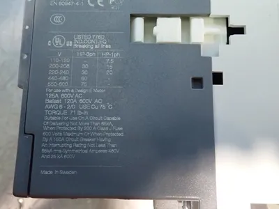 Used ABB A953001E84 PLC Contactors Ohio US | HGR 24 #883890