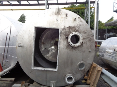 15,000L S/S JKTD  Vertical Enclosed Storage Tanks