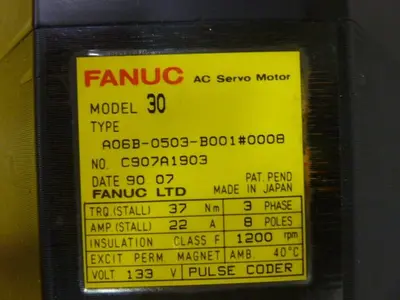 USED FANUC A06B-0503-B001/0008