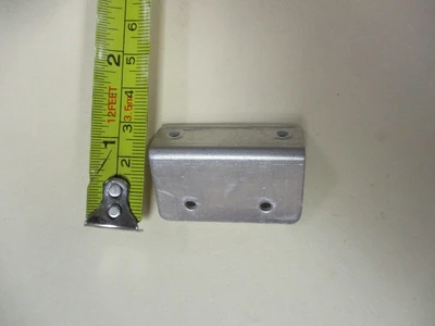 New 1 3/4"X3/4X1/2" (est. measurement) Aluminum Tumb Latch Brackets (QTY 18)