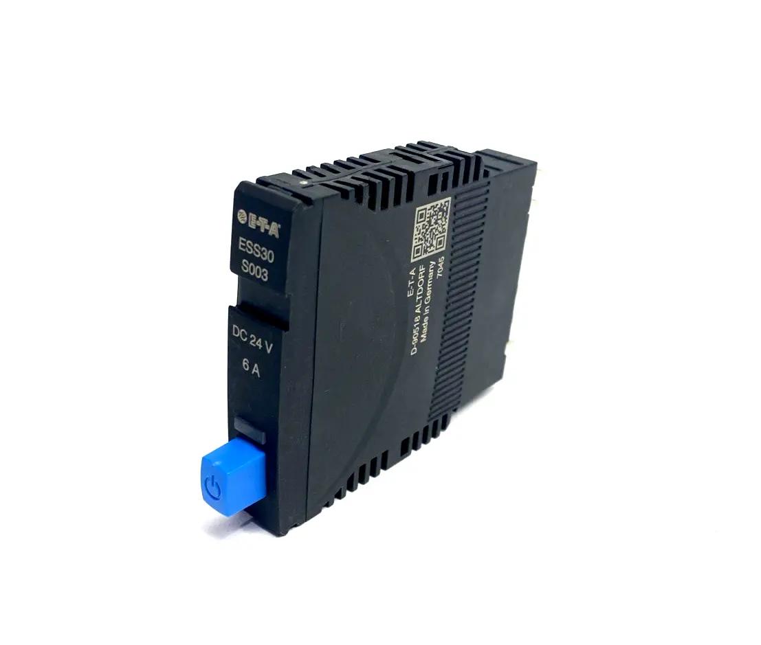 USED E-T-A ELECTRONIC CIRCUIT BREAKER 24VDC 6A