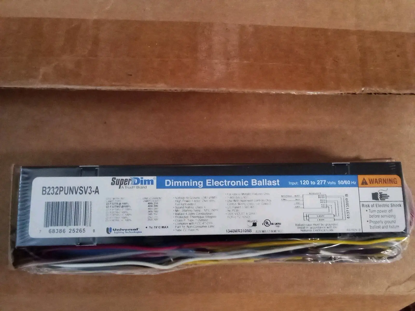 Used Triad Triad Electric Light Ballast B232PUNVSV3-A Misc Electrical & Power Parts US | Infinity wholesale & Supply LLC #1305689