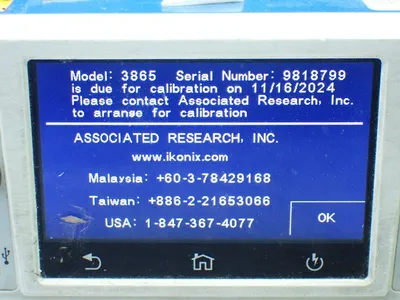Used ASSOCIATED RESEARCH 3865 High Voltage Testers Ohio US | HGR 24 #782614