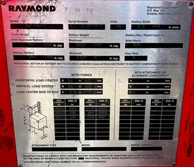 Used 2012 RAYMOND EZ R40TT Reach Trucks Texas US | TB Forklifts #1274940