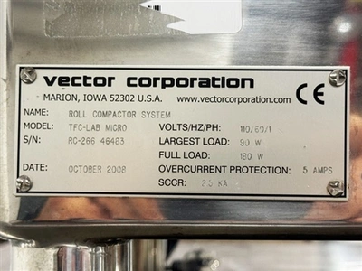 Used VECTOR _UNKNOWN_ Chilsonators Connecticut US | DMC Industries #1328473