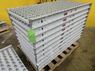 Used HYTROL ROLLER BALL TRANSFER  CONVEYOR Roller Conveyors Wisconsin US | Packer City Sales #1298047