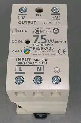 IDEC PS5R-A05 7.5w 5Vdc 1.5A Power Assembly Loc4C25