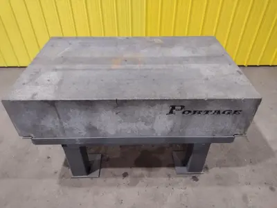 73.5" X 46.5" X 18.5" PORTAGE MITCHELL GRANITE LAYOUT SURFACE PLATE: STOCK #19744