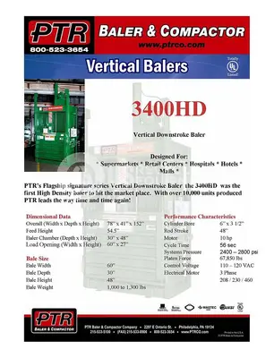 USED HARMONY/BACE/PTR SIX (6) 60" VERTICAL