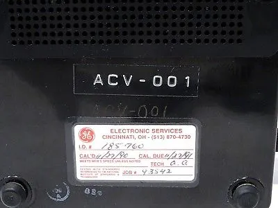 USED WESTON-GENERAL ELECTRIC ACV-001 VOLTAGE METER ACV001