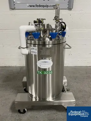 USED Precision 125 Liter Integrated Biosystems Cryovessel, 316L S/S, 50/65#