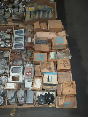 5 PALLETS OF ASSORTED CONDUIT AND CONDUIT FITTINGS, EATON, CROUS HINDS, SQUARE D