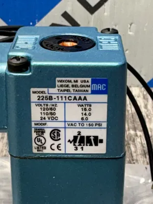 MAC VALVES INC. 225B-111CAAA Other Valves & Manifolds | ESS Industrial Equipment Sales (9)
