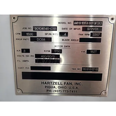 NEW HARTZELL AIR MOVEMENT A41-9-151FA-66FGFCK3