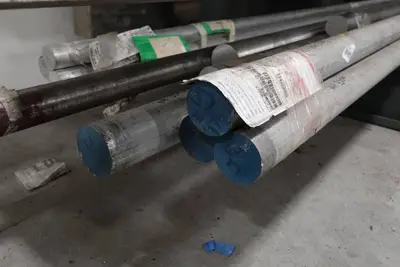 Assorted Aluminum and Steel Round Bar Stock
