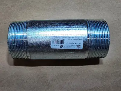3" x 8" Galvanized Conduit Nipple (Box of 5)