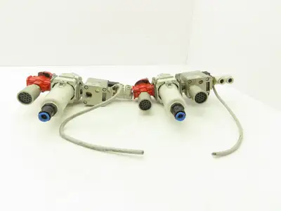 SMC Pneumatic Air Soft Start Valve Relief Filter Regulator Assembly Lot of 2