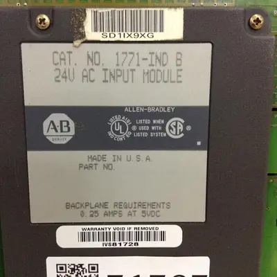 USED ALLEN BRADLEY 1771-IND SER B