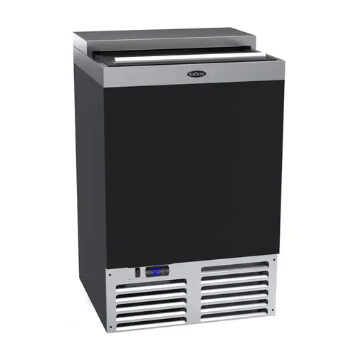 Krowne MC24B 1 Section Glass Chiller w/ 95 Mug Capacity, Black, 115v
