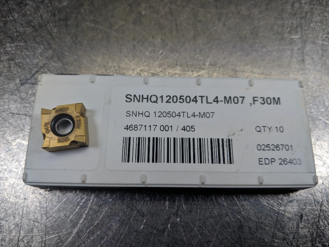 SECO Carbide Inserts QTY10 SNHQ120504TL4-M07 F30M (LOC956)
